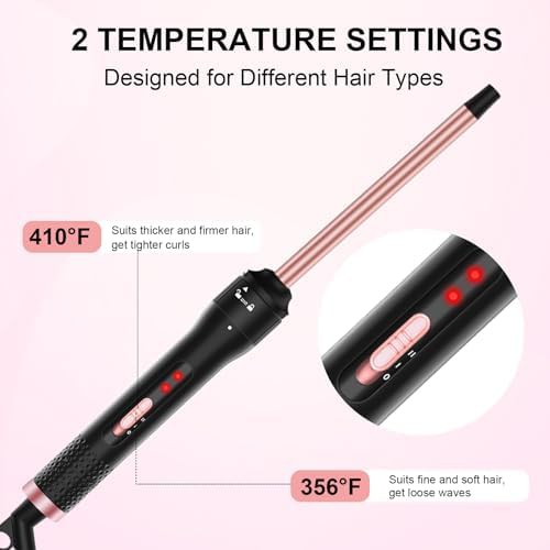 Small Ceramic Curling Wand for Tight Curls — photo 3