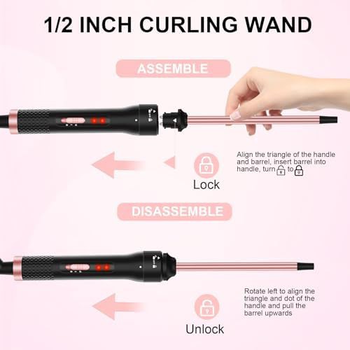 Small Ceramic Curling Wand for Tight Curls — photo 5