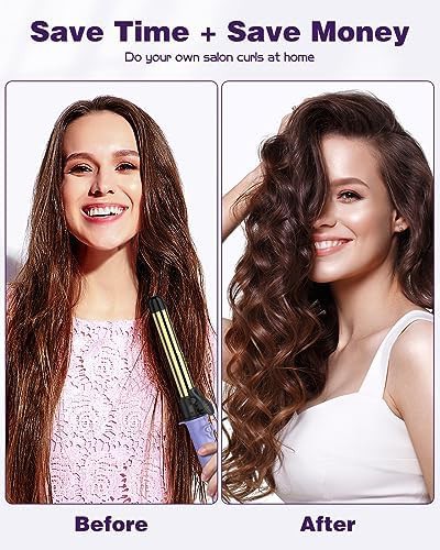 Navy ceramic rotating interchangeable curler — photo 3