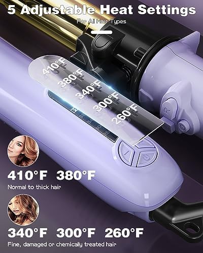 Navy ceramic rotating interchangeable curler — photo 5