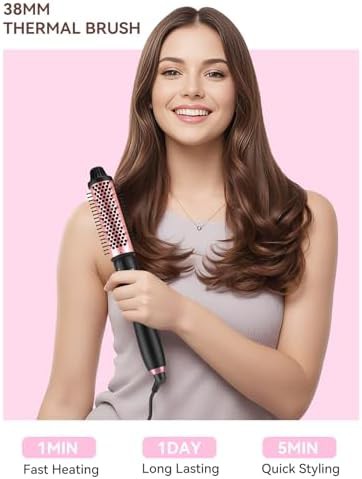 Interchangeable curling wand and thermal brush — photo 4