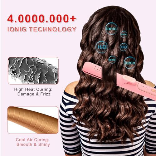 Titanium airflow hair straightener and curler — photo 4
