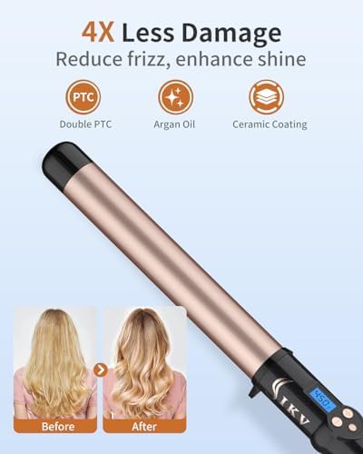 Large ceramic wand for long hair — photo 3
