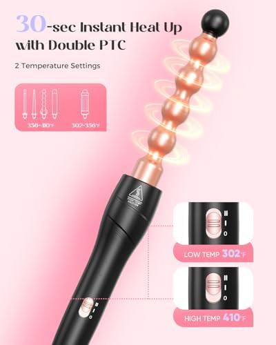 Thermal brush and interchangeable wand set — photo 4