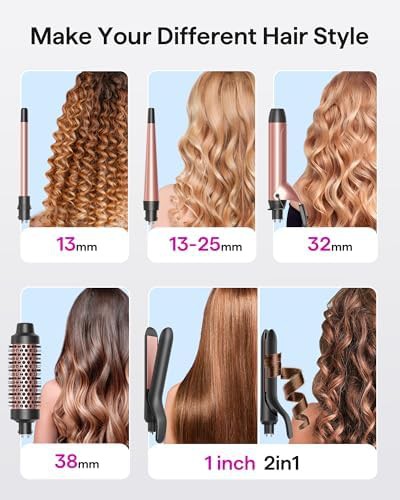 Ionic hair dryer and interchangeable curling set — photo 5
