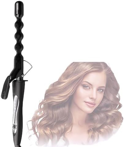 Tourmaline ceramic 1 inch bubble waver