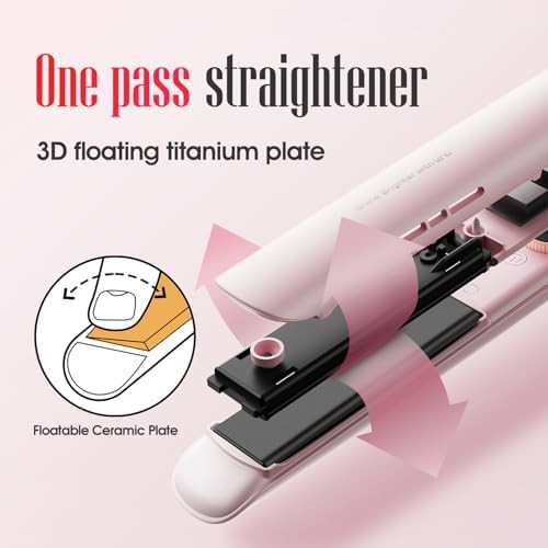 Titanium two in one straightener and wand — photo 3