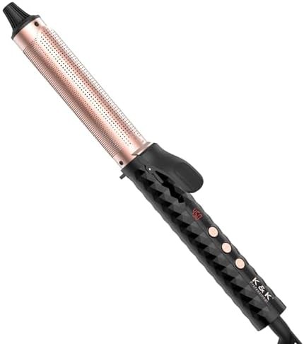 Professional ceramic long barrel curling iron