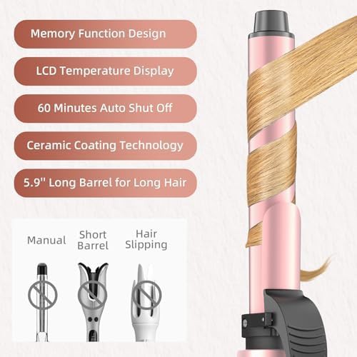 Automatic Rotating Curling Iron for Beach Waves — photo 5