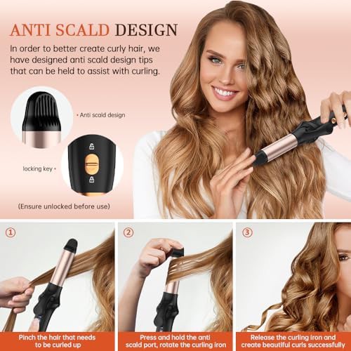 Cordless rechargeable black curling iron — photo 5