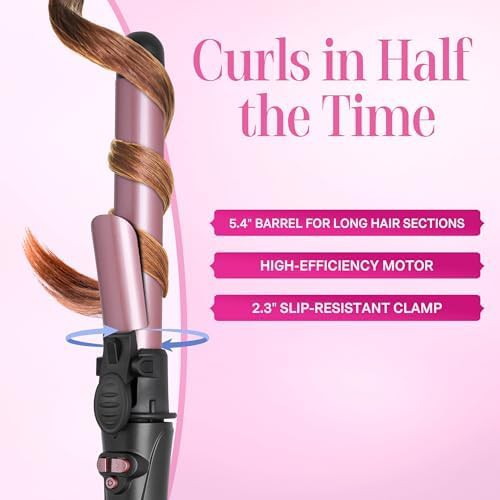 Rotating curling iron for beach waves — photo 4