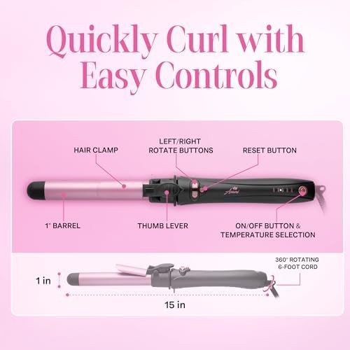 Rotating curling iron for beach waves — photo 5