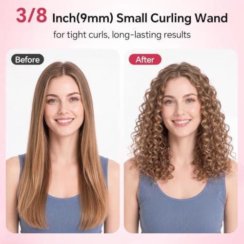 Thin ceramic wand for tight curls — photo 4