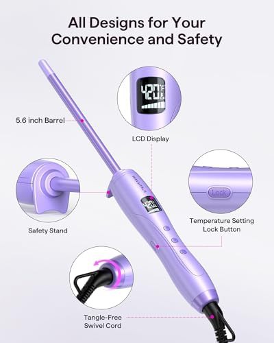 Small ceramic wand for short hair — photo 5