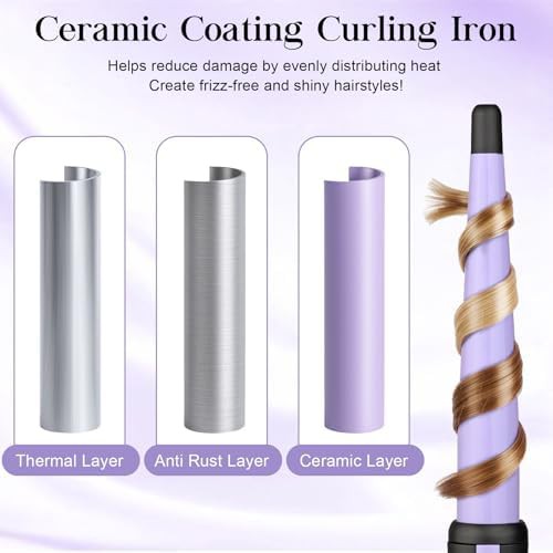 Clipless tapered iron for classic curls — photo 3