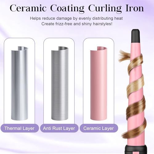 Tapered ceramic iron for loose waves — photo 5
