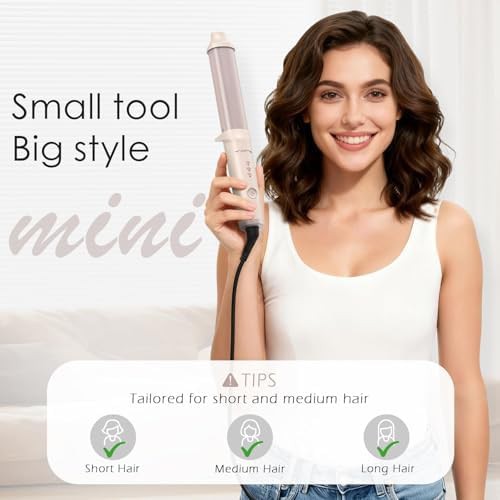 Mini Oval Ceramic Travel Curling Wand — photo 3