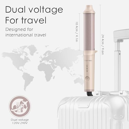 Mini Oval Ceramic Travel Curling Wand — photo 4