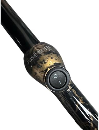 Black marble clipless curling iron 1 inch — photo 4