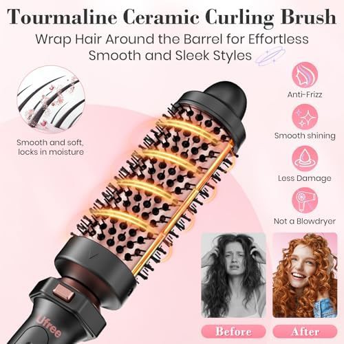 Ufree 3 in 1 ceramic hair curling wand set — photo 3