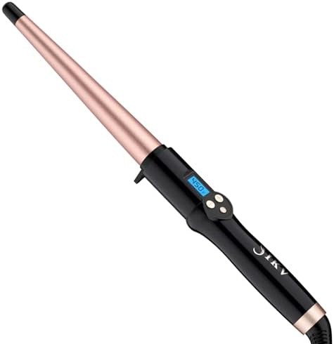 Tapered ceramic wand for beach waves