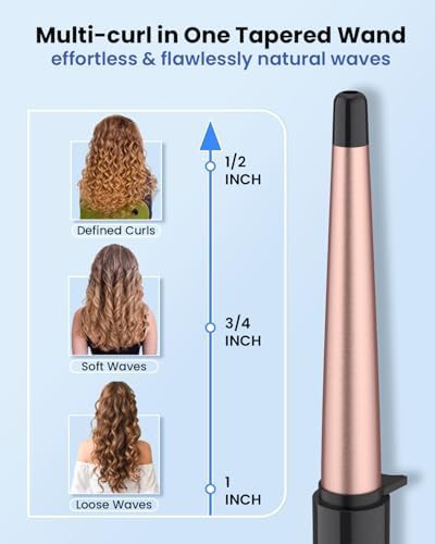 Tapered ceramic wand for beach waves — photo 3