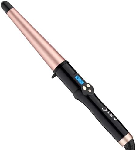 Travel tapered wand with heat glove
