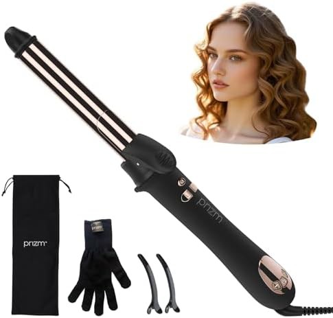 Automatic rotating titanium one inch iron