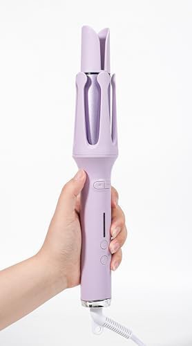 Purple automatic rotating beach waves wand