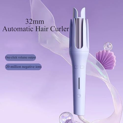 Pink automatic curler with timer — photo 3