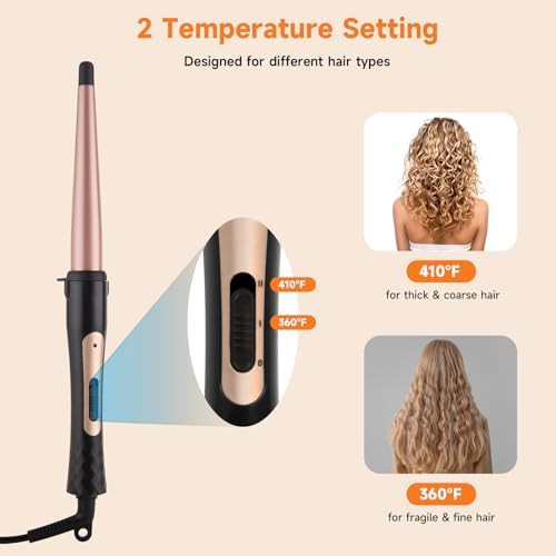 Tapered Ceramic Wand for Beach Waves — photo 5