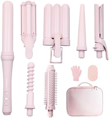 Multi curler set with heated brush