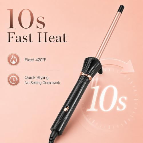 Mini skinny ceramic curling wand — photo 4