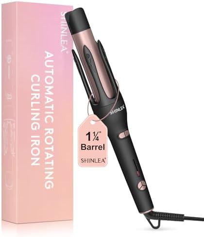 Automatic rotating barrel for long hair