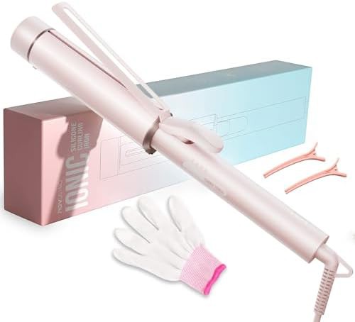 Extra large tourmaline ceramic curling wand