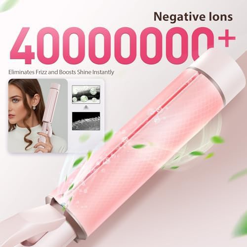Extra large tourmaline ceramic curling wand — photo 3