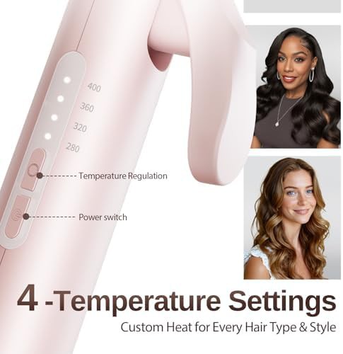 Extra large tourmaline ceramic curling wand — photo 5