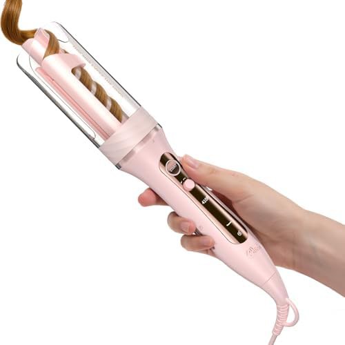 Automatic rotating iron for long hair