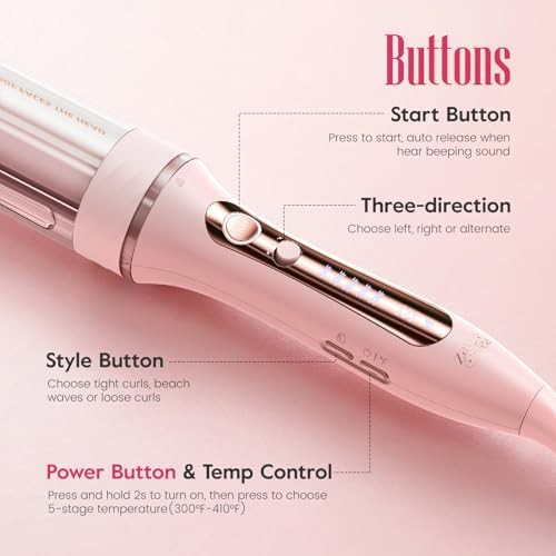 Automatic rotating iron for long hair — photo 4