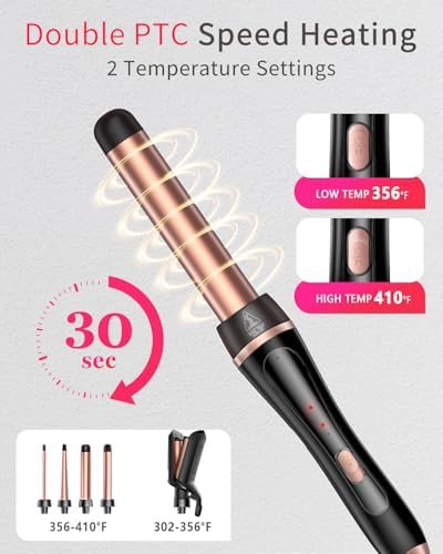 Interchangeable ceramic wand for beach waves — photo 4