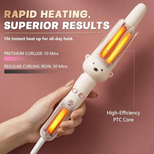 Automatic rotating wand for long hair — photo 4