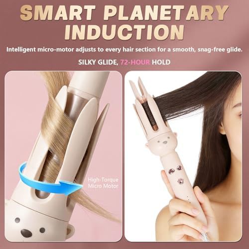 Automatic rotating wand for long hair — photo 5