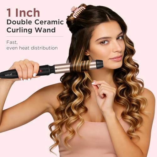 Tapered interchangeable barrel clipless curling set — photo 4