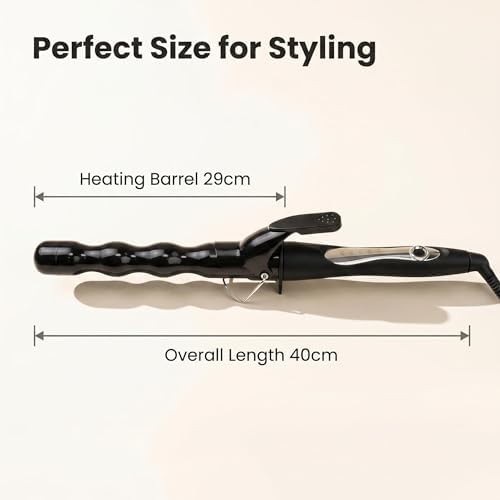 Ceramic 1 inch bubble curling wand — photo 4
