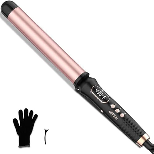 Professional 1 25 inch clamp free curling wand
