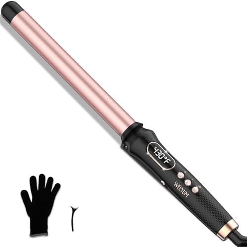 Clamp free 1 inch professional hair curler