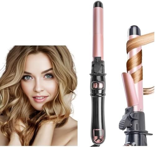 Rose gold automatic rotating curling wand