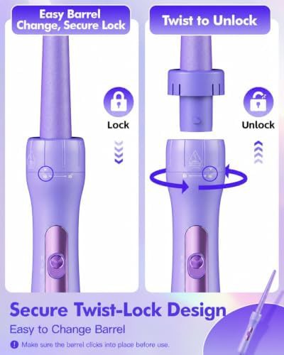 Ceramic curling wand and hair crimper set — photo 4