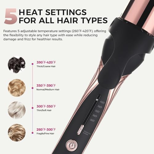 Titanium curling iron for large curls — photo 4