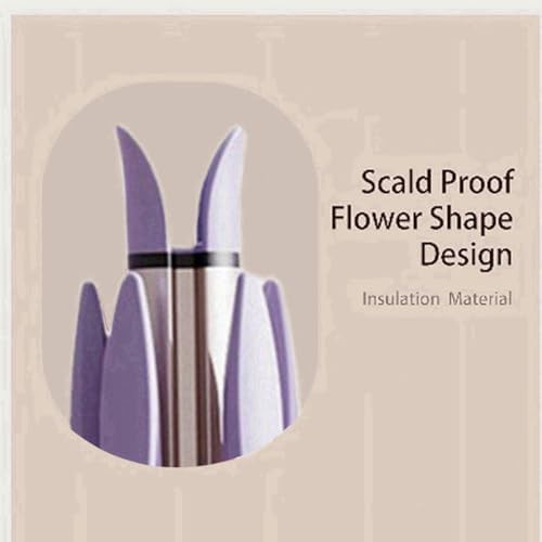 Purple automatic rotating hair curler — photo 4